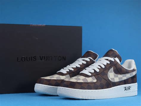 nike air force 1 louis vuitton brown|Louis Vuitton air force 1 low.